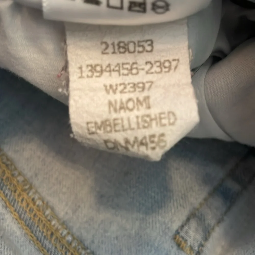 Paige Naomi embellished jeans Verdugo Ultra Sunny size 25